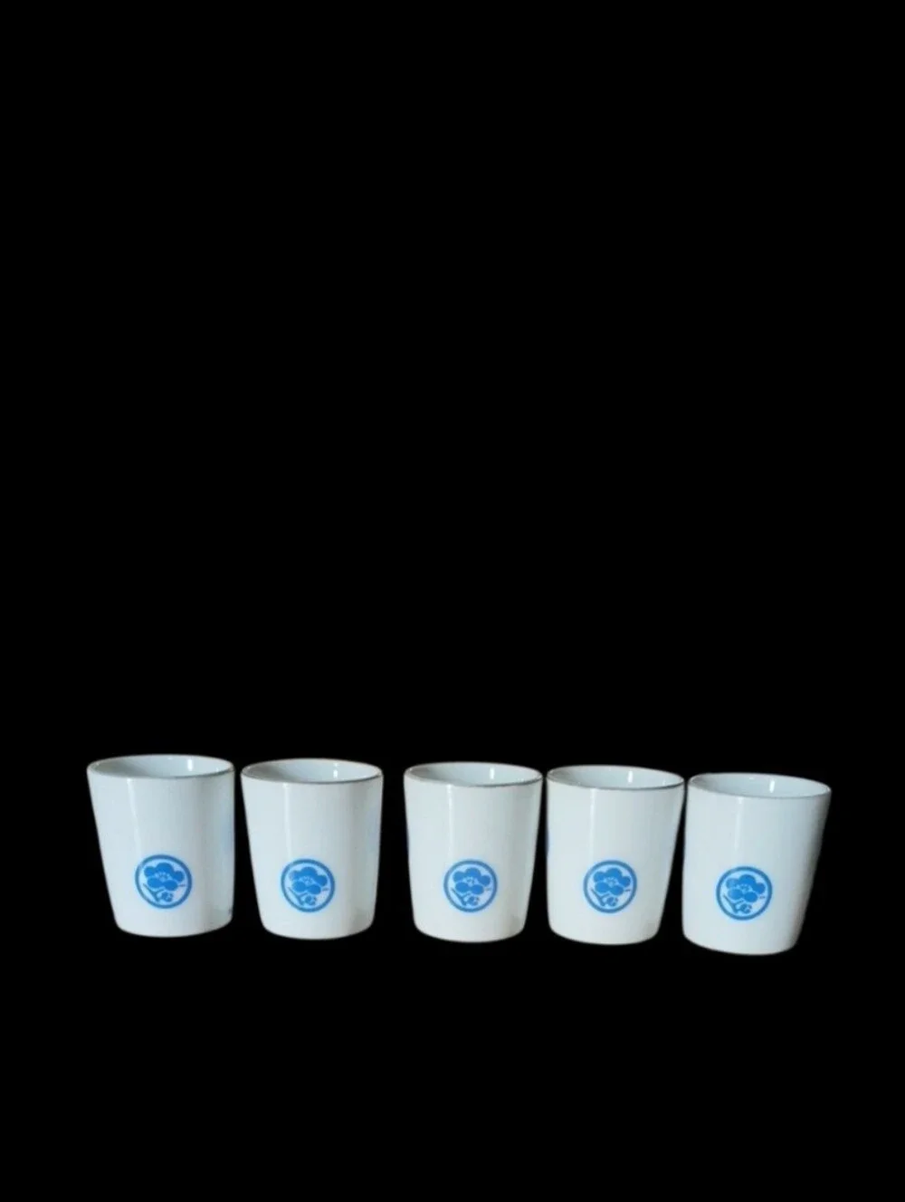 Sho Chiku Bai Ceramic Sake Cups | 5ct